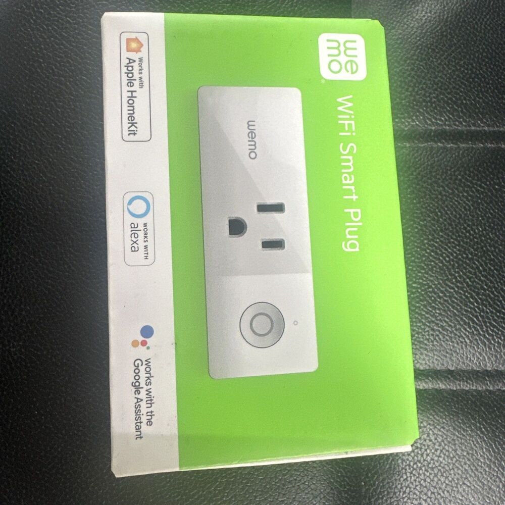 WeMo Mini Wi-Fi Smart Plug - White (F7C063)  Works with Amazon Alexa and Google